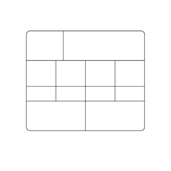 Specimen Label, Multiple Label Set Thermal 4 x 3-3/8, 3 core, PK6